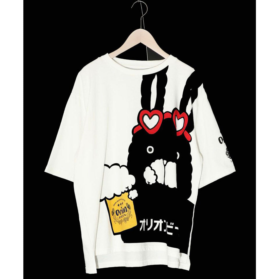 スカラー ScoLar orion×ScoLar ラビルビアフェス柄Tシャツ （オフホワイト） オフホワイト