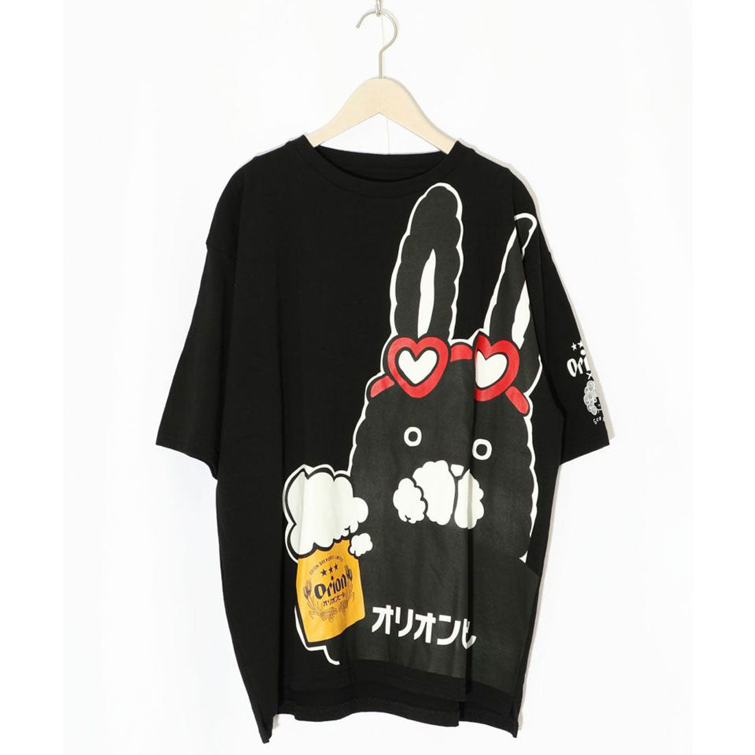 スカラー ScoLar orion×ScoLar ラビルビアフェス柄Tシャツ （ブラック） ブラック