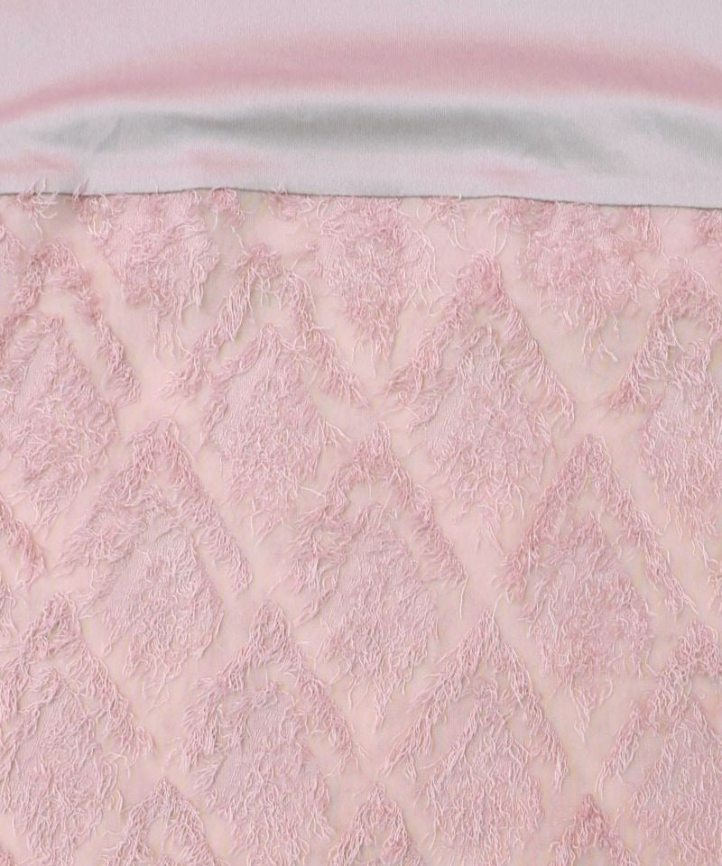 スカラー ScoLar シフォン切替インナーパンツ （ピンク） ピンク
