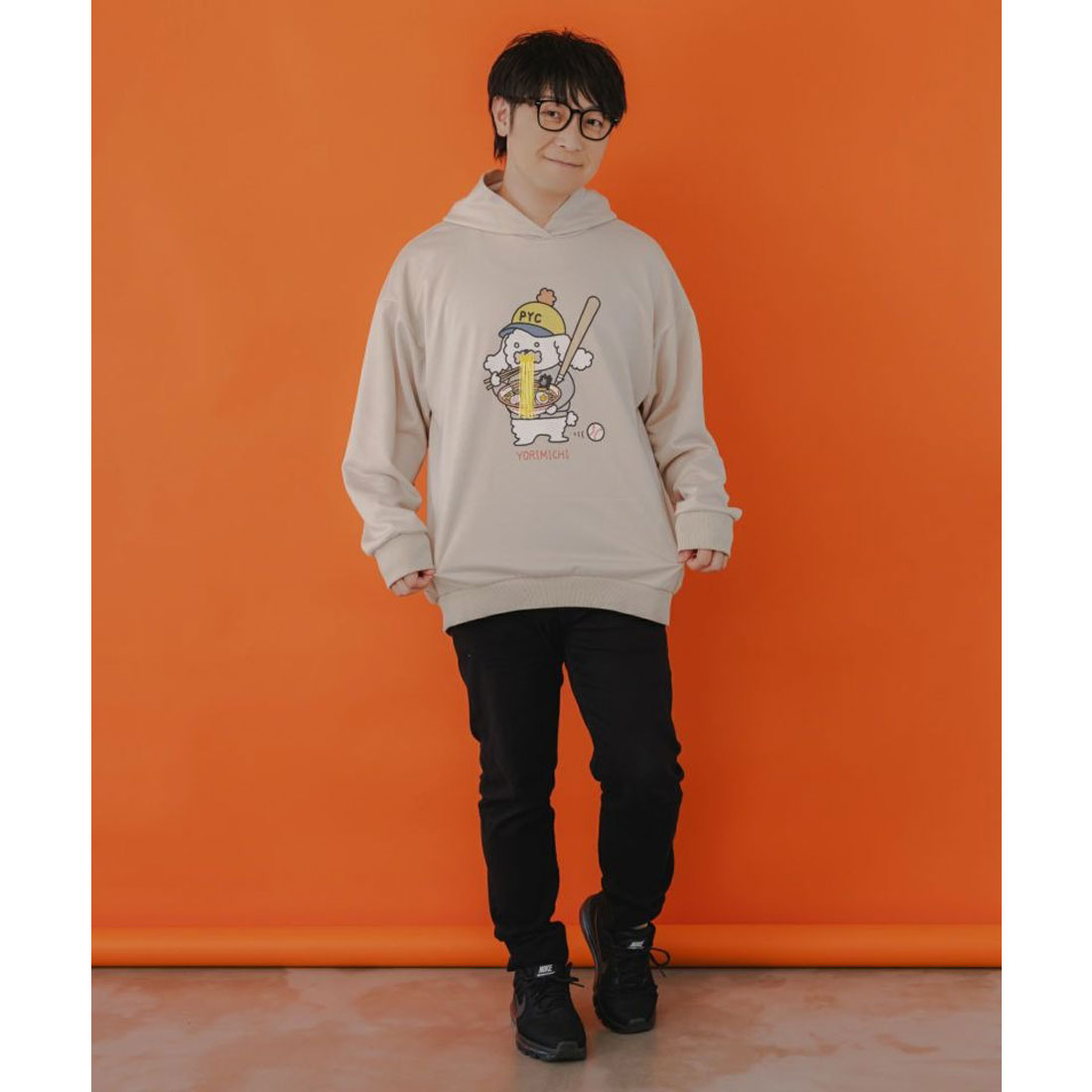 スカラー ScoLar YORIMISHIフーデッドプルオーバー （アイボリー） アイボリー