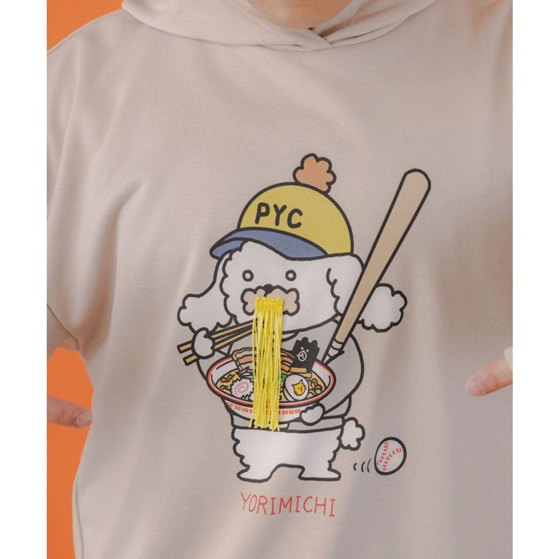 スカラー ScoLar YORIMISHIフーデッドプルオーバー （アイボリー） アイボリー