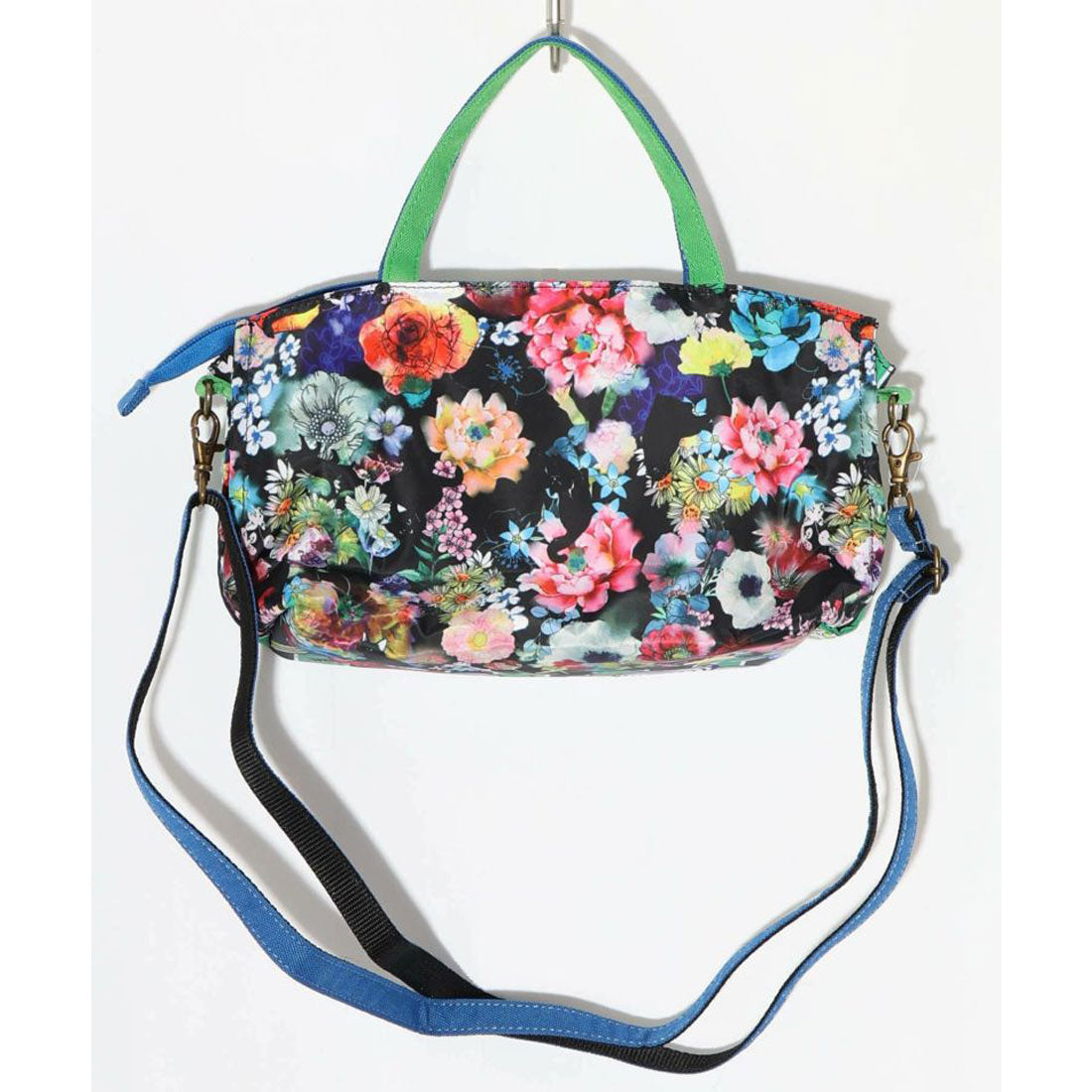 スカラー ScoLar スカラーちゃん両面総柄 配色ミニショルダー （ブルー） ブルー