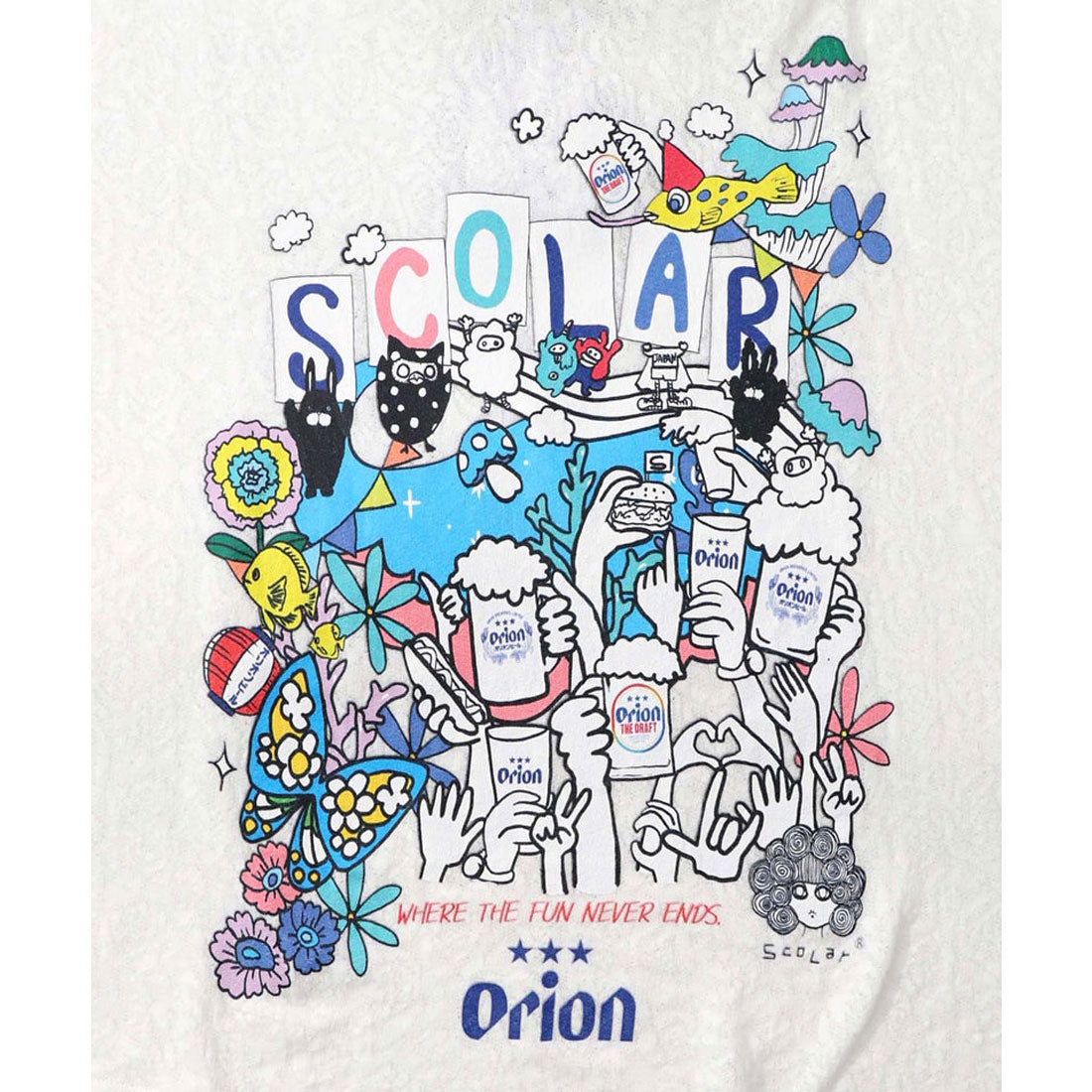 スカラー ScoLar orion×ScoLar ハンズアップチュニック （オフホワイト） オフホワイト