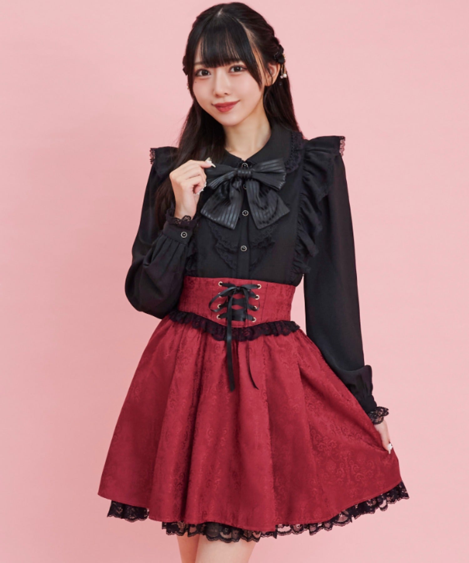 Secret Honey Lace Bustle Skirt