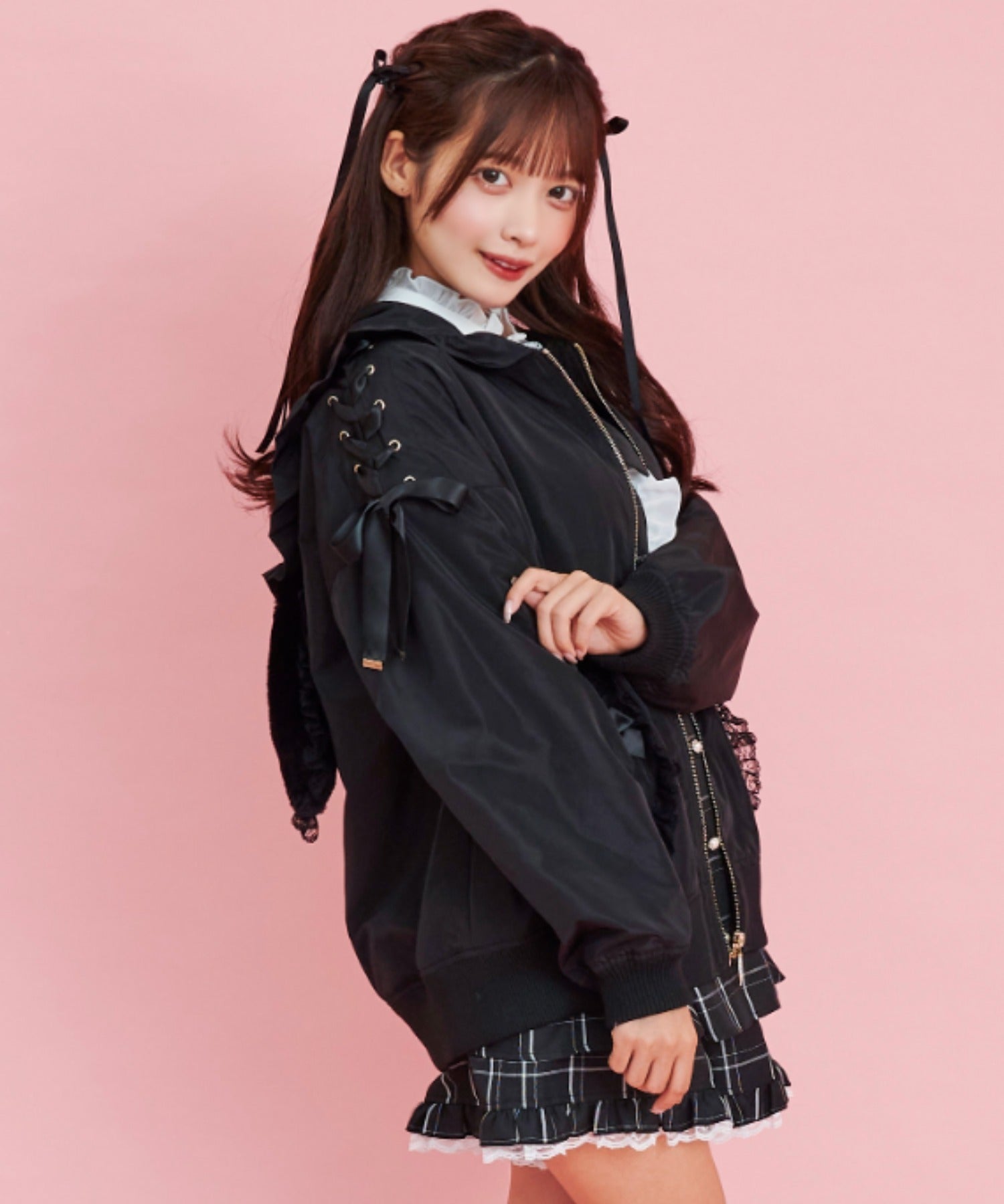 シークレットハニー Secret Honey ファーうさ耳ブルゾン