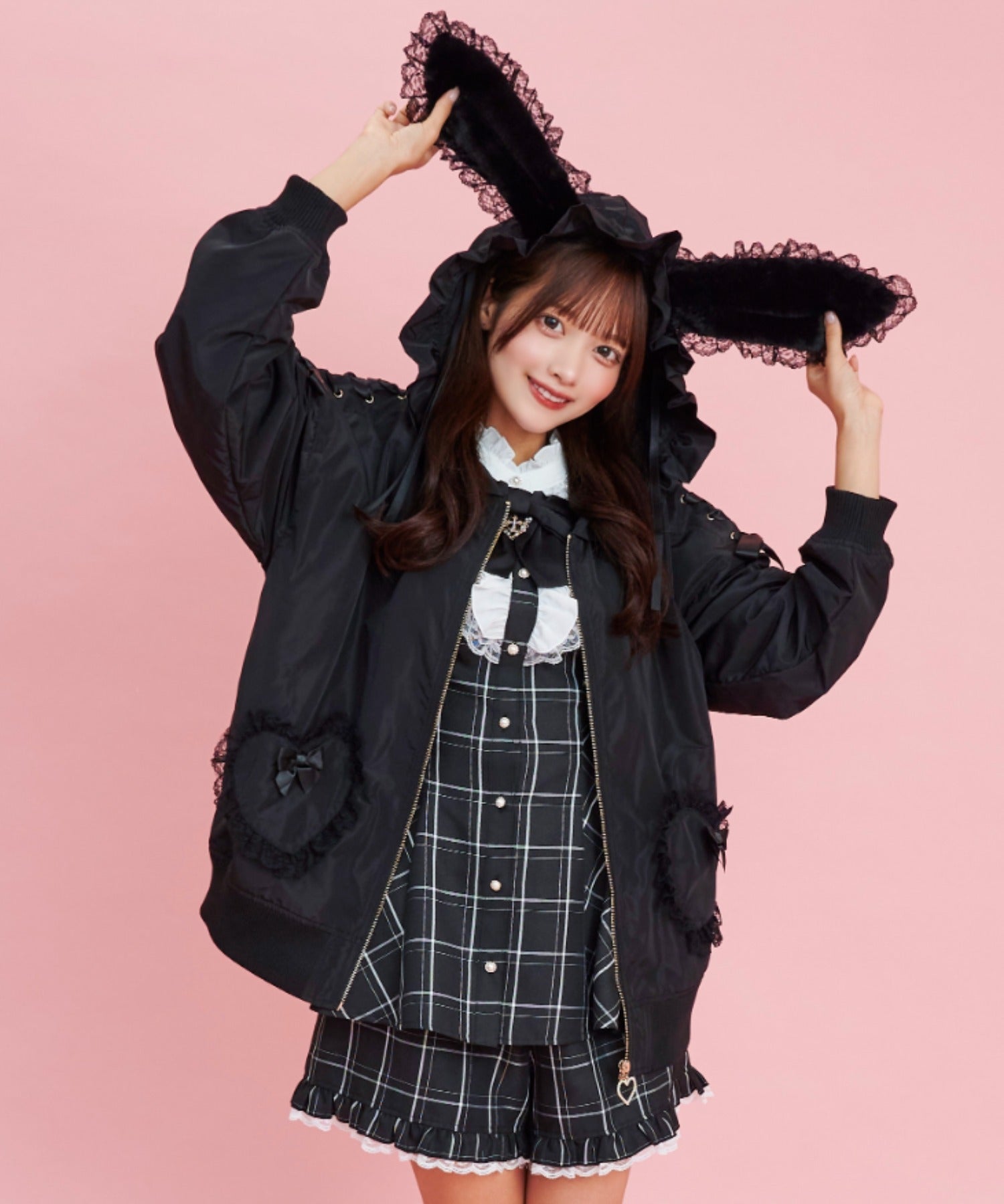 シークレットハニー Secret Honey ファーうさ耳ブルゾン