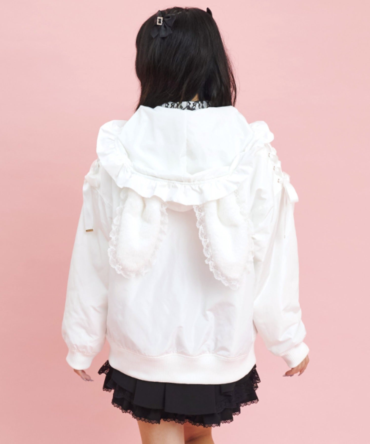 シークレットハニー Secret Honey ファーうさ耳中綿入りブルゾン