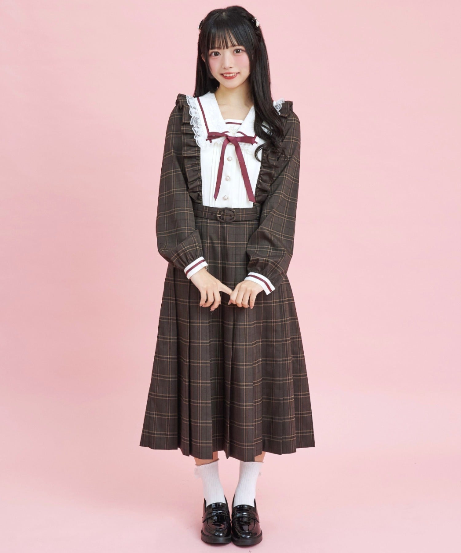 Secret Honey Pleated Long Dress