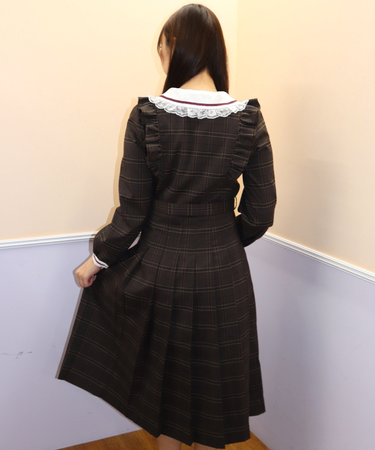 Secret Honey Pleated Long Dress