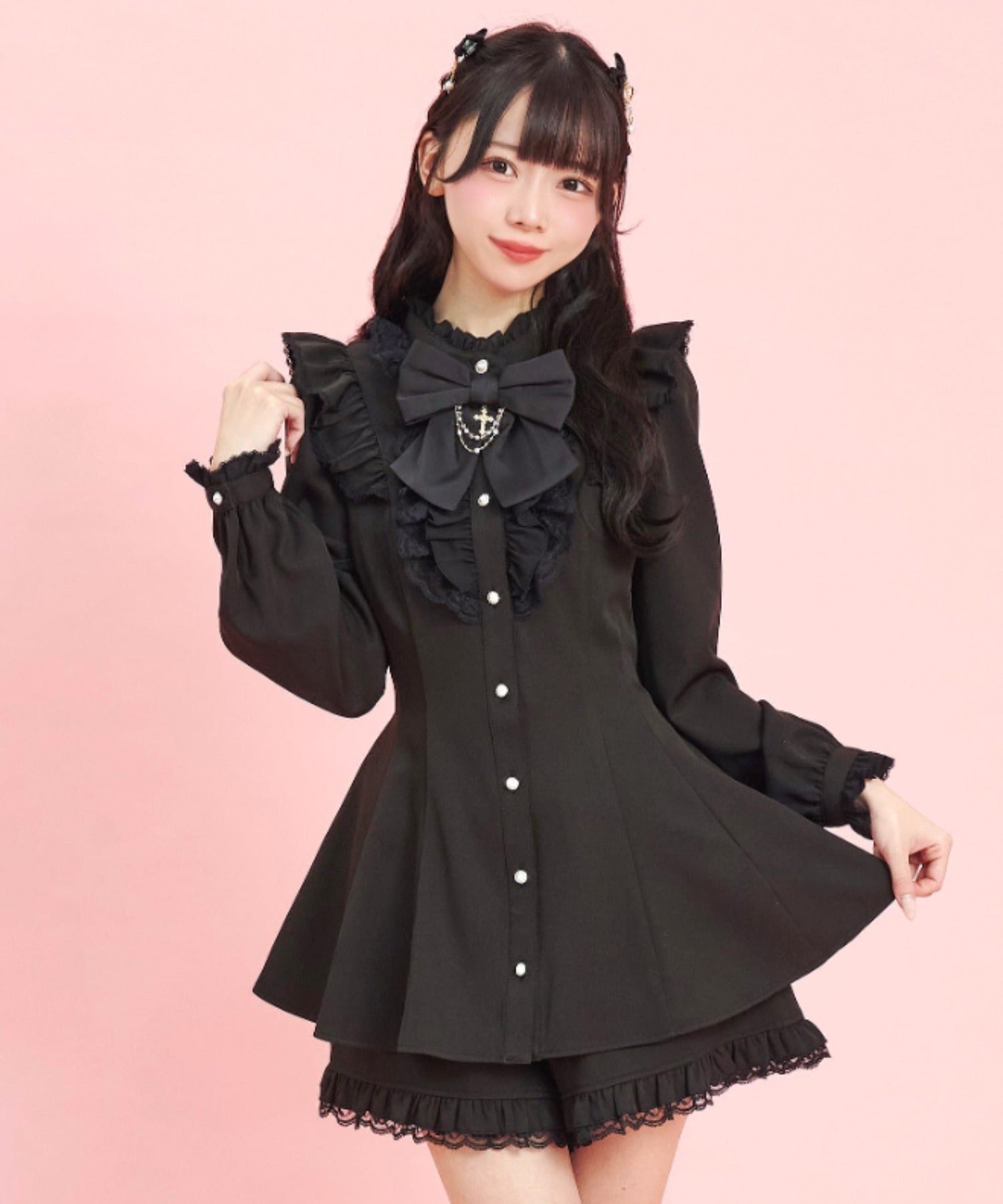 Secret Honey Secret Honey Accessory Ribbon Lace Frill Set Up