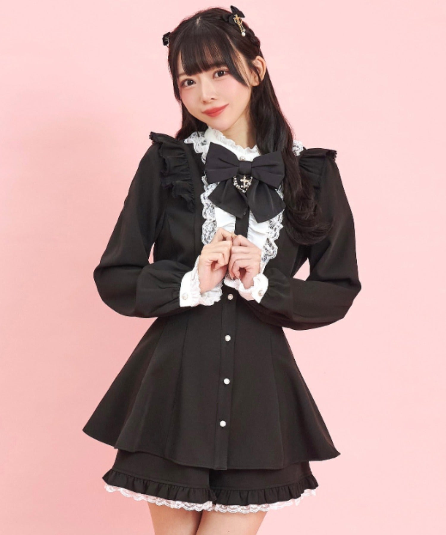 Secret Honey Secret Honey Accessory Ribbon Lace Frill Set Up