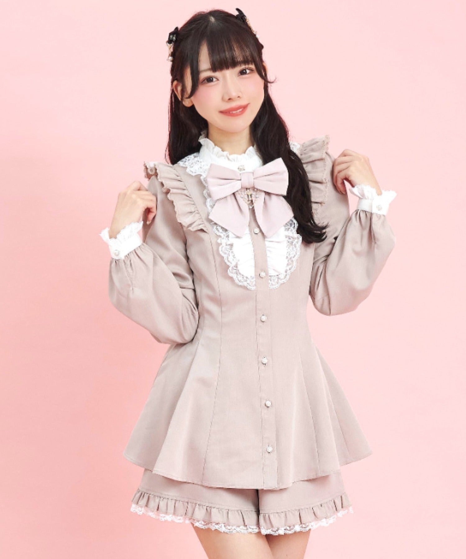 Secret Honey Secret Honey Accessory Ribbon Lace Frill Set Up