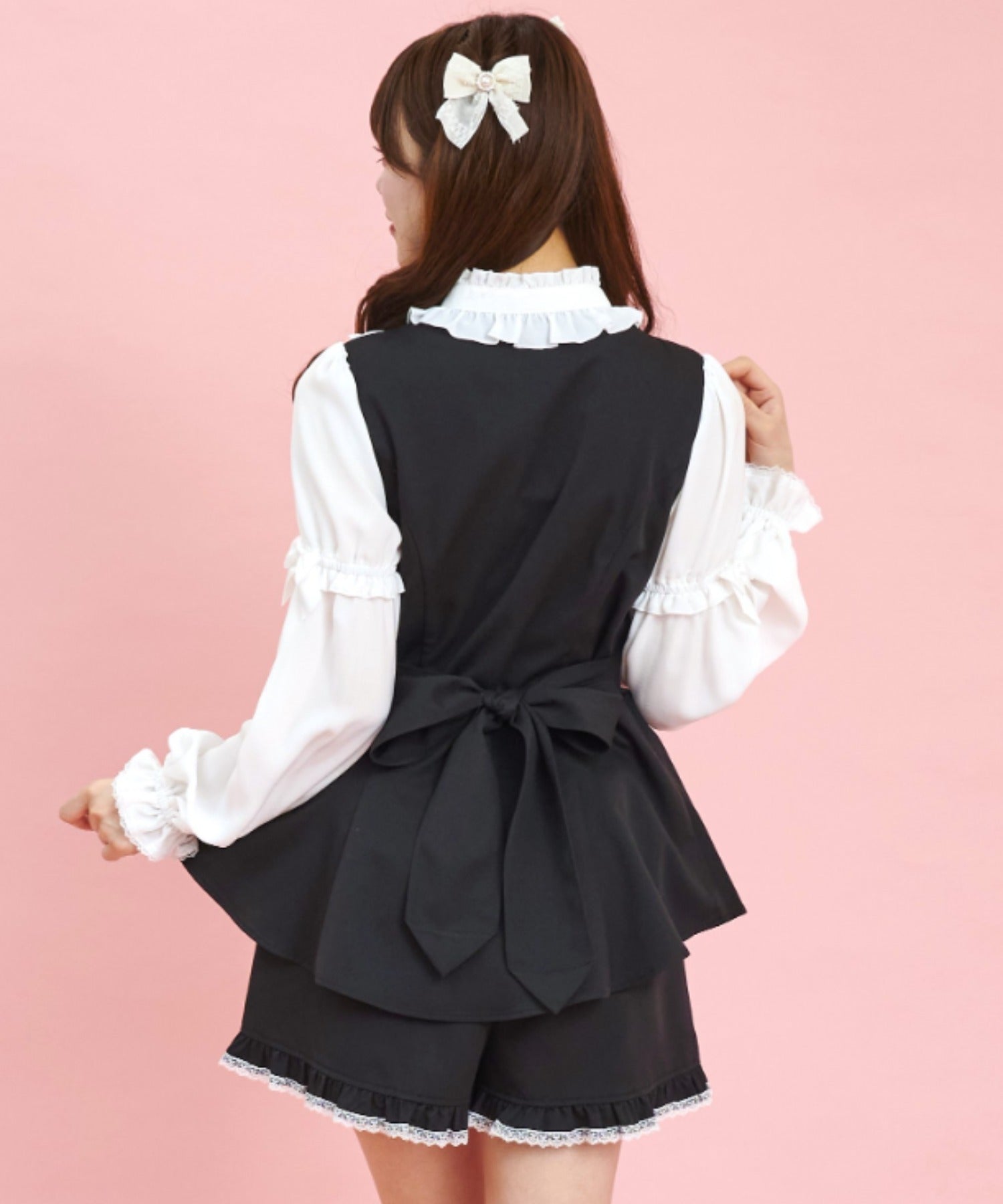 Secret Honey Secret Honey Long Ruffle Bustier-Like Set Up