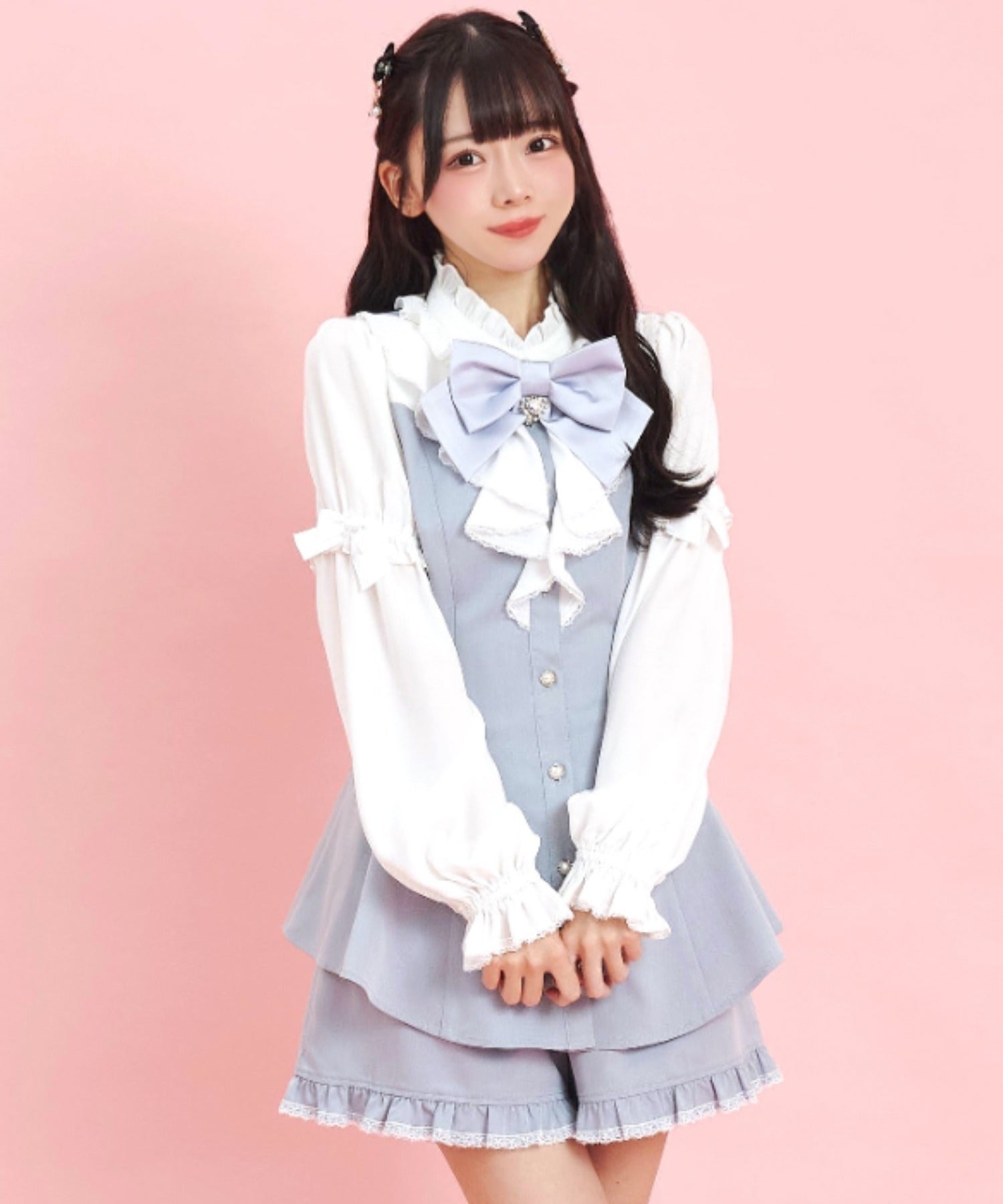 シークレットハニー Secret Honey ロングラッフルビスチェライクセットアップ