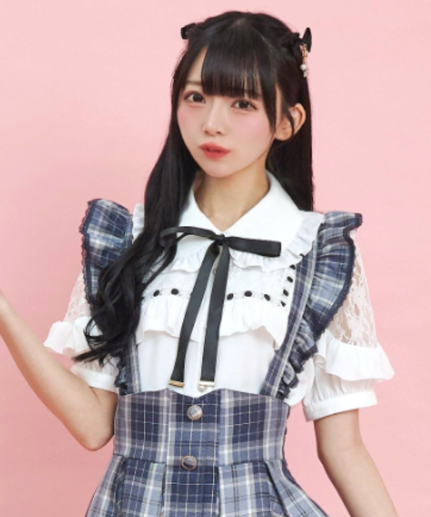 シークレットハニー Secret Honey スクエアレースヨークブラウス （ホワイト） ホワイト