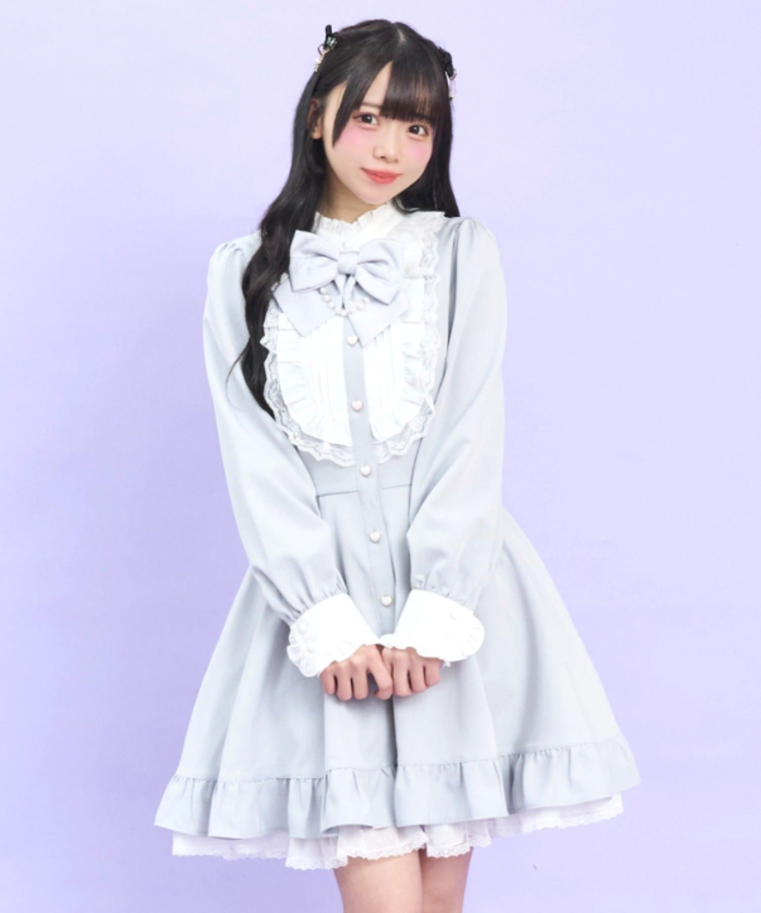 シークレットハニー Secret Honey バッスルワンピース （グレー） グレー