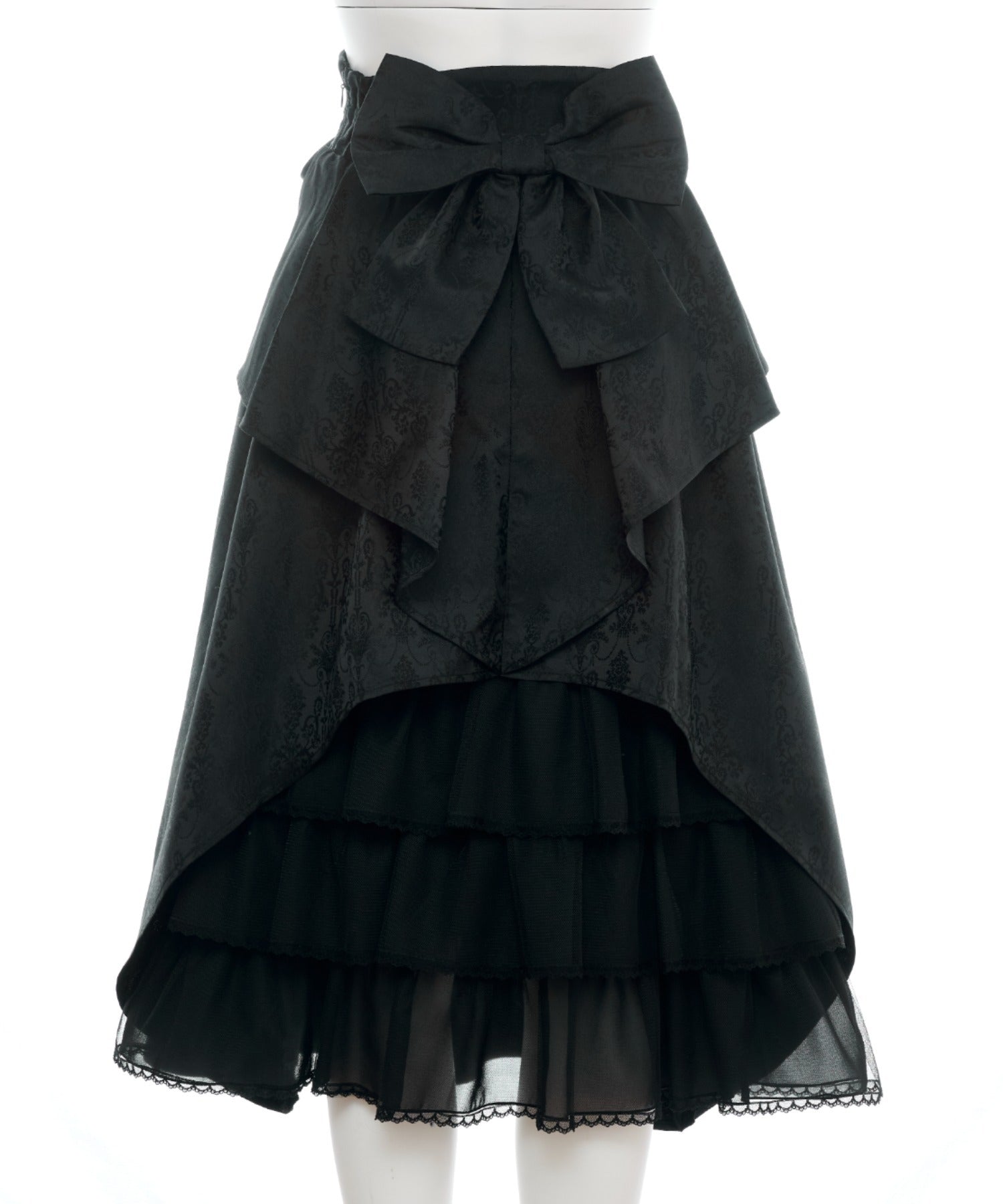 シークレットハニー Secret Honey バッスルミディスカート （ブラック） ブラック