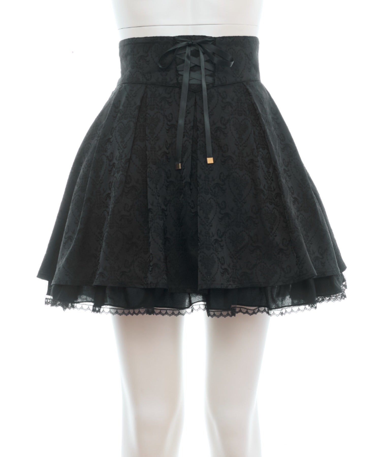 シークレットハニー Secret Honey コルセット風バッスルスカパン （ブラック） ブラック