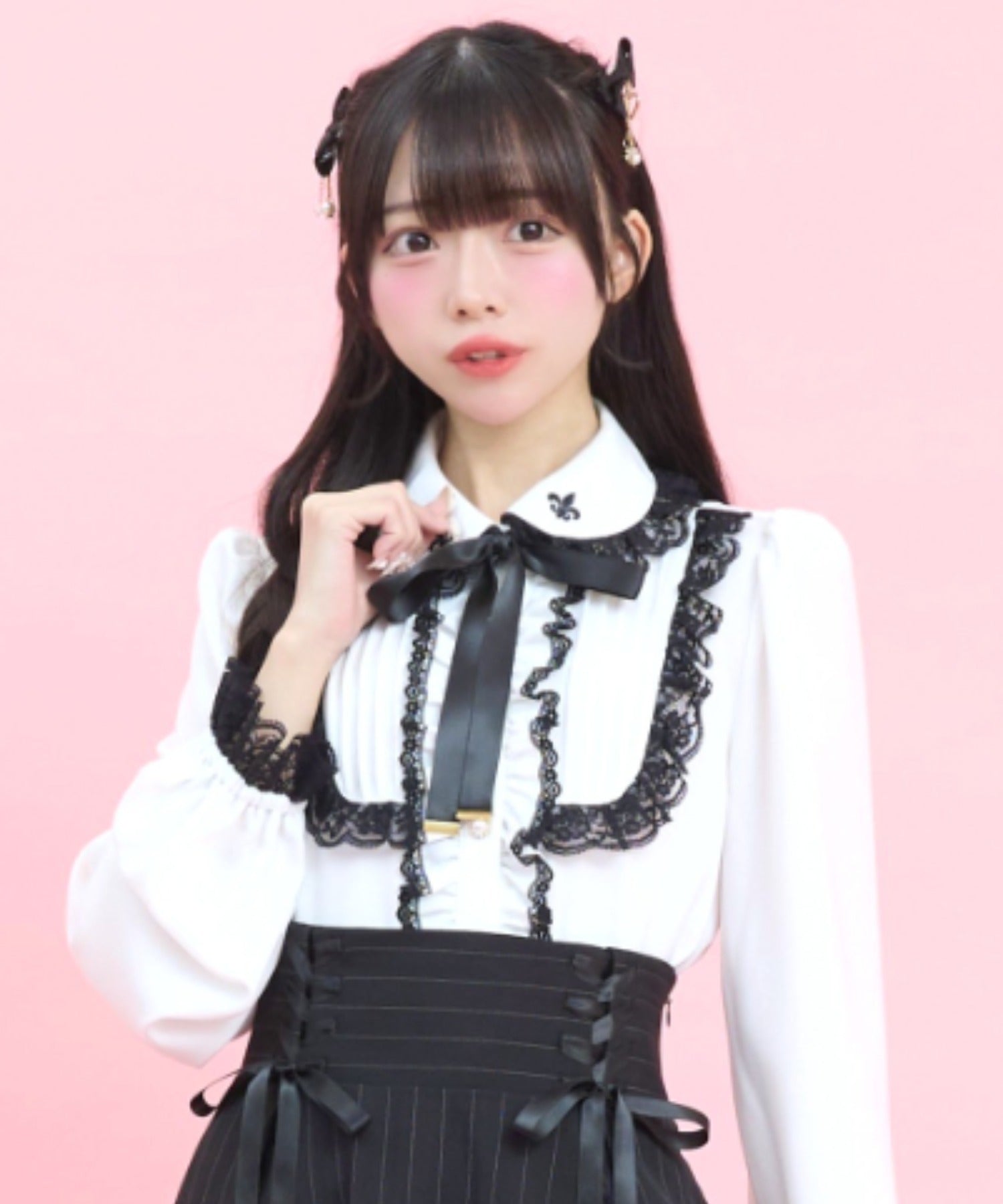 シークレットハニー Secret Honey ヨークピンタックブラウス （ホワイト） ホワイト