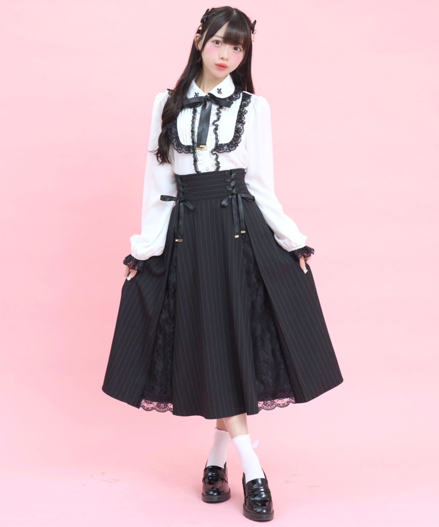 シークレットハニー Secret Honey ヨークピンタックブラウス （ホワイト） ホワイト