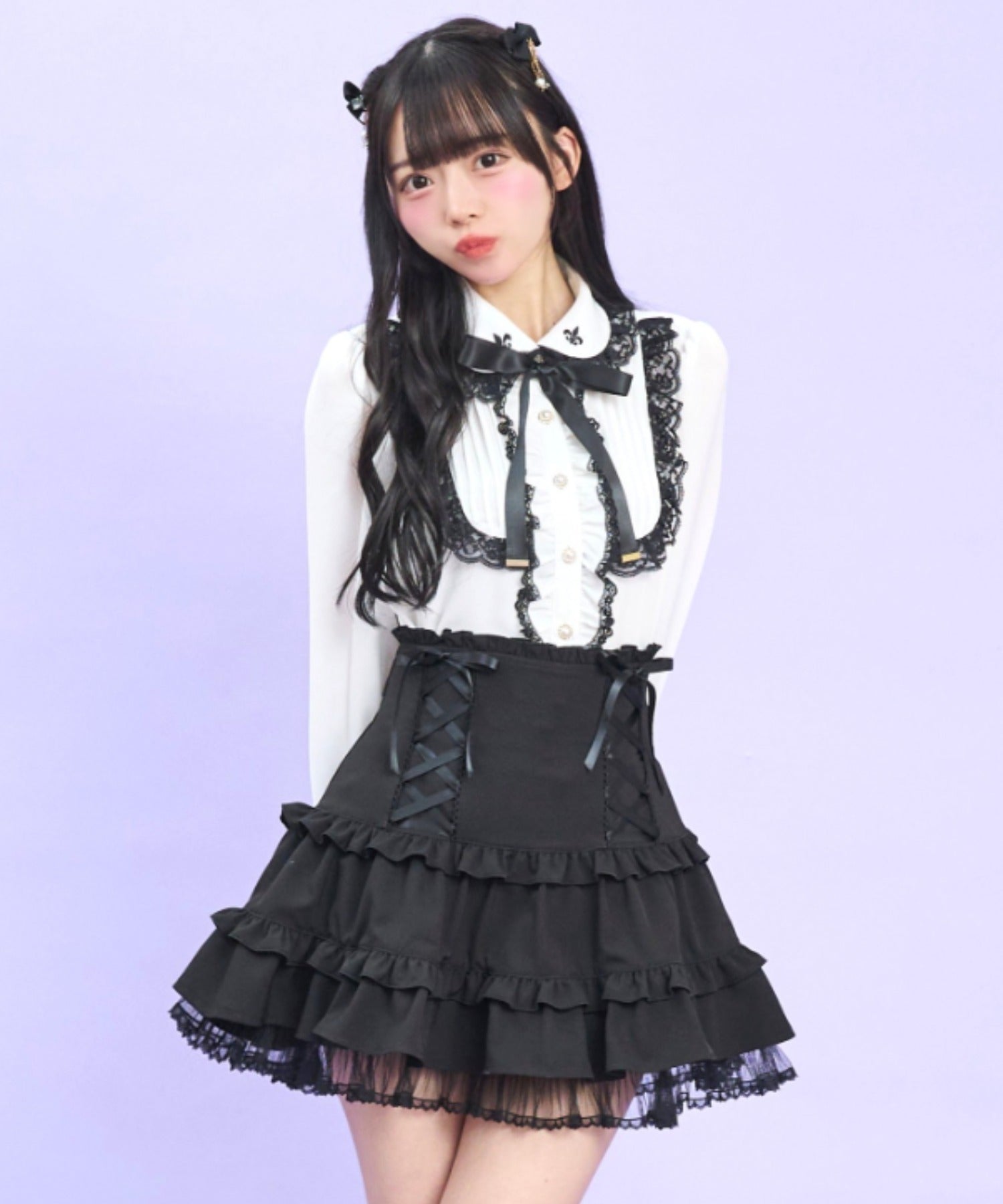 シークレットハニー Secret Honey ヨークピンタックブラウス （ホワイト） ホワイト