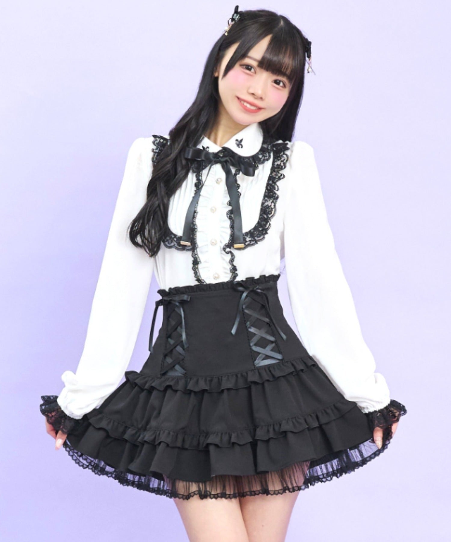 シークレットハニー Secret Honey ヨークピンタックブラウス （ホワイト） ホワイト