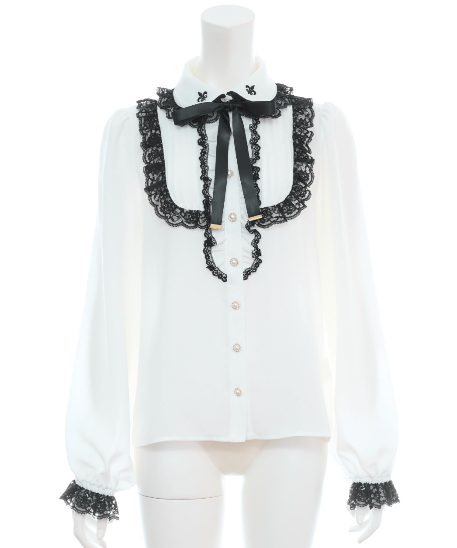 シークレットハニー Secret Honey ヨークピンタックブラウス （ホワイト） ホワイト