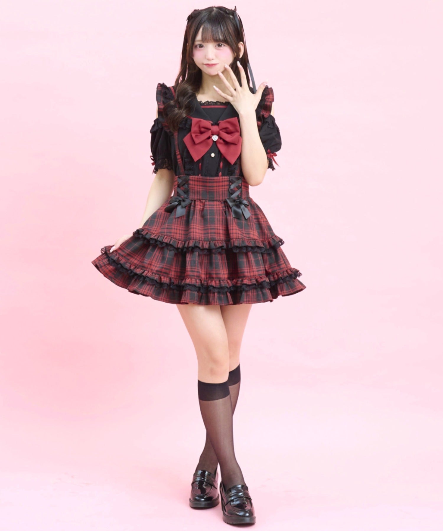 シークレットハニー Secret Honey 肩開きセーラーブラウス （クロ） クロ