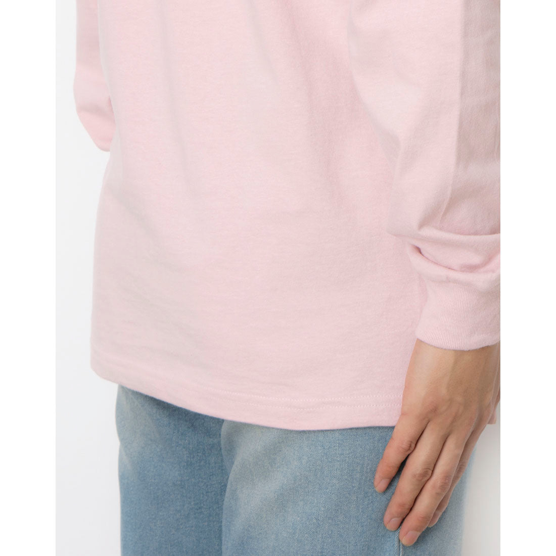 シュプリーム Supreme SUPREME シュプリーム  L/STEE - ロングスリーブTシャツ-2【MADEINUSA】 （DUSTYPINK） DUSTYPINK