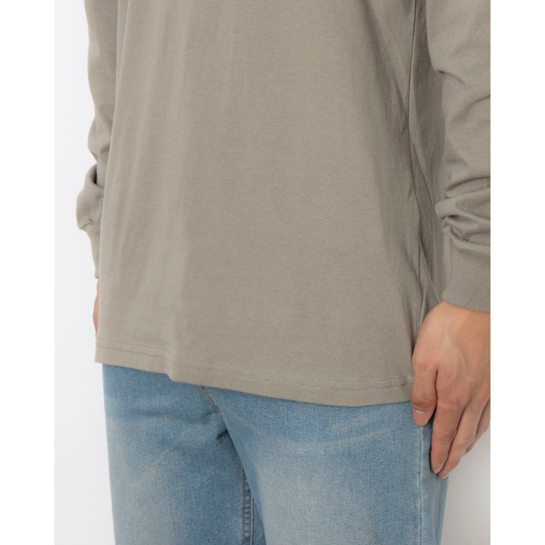 シュプリーム Supreme SUPREME シュプリーム  L/STEE - ロングスリーブTシャツ-2【MADEINUSA】 （STONE） STONE