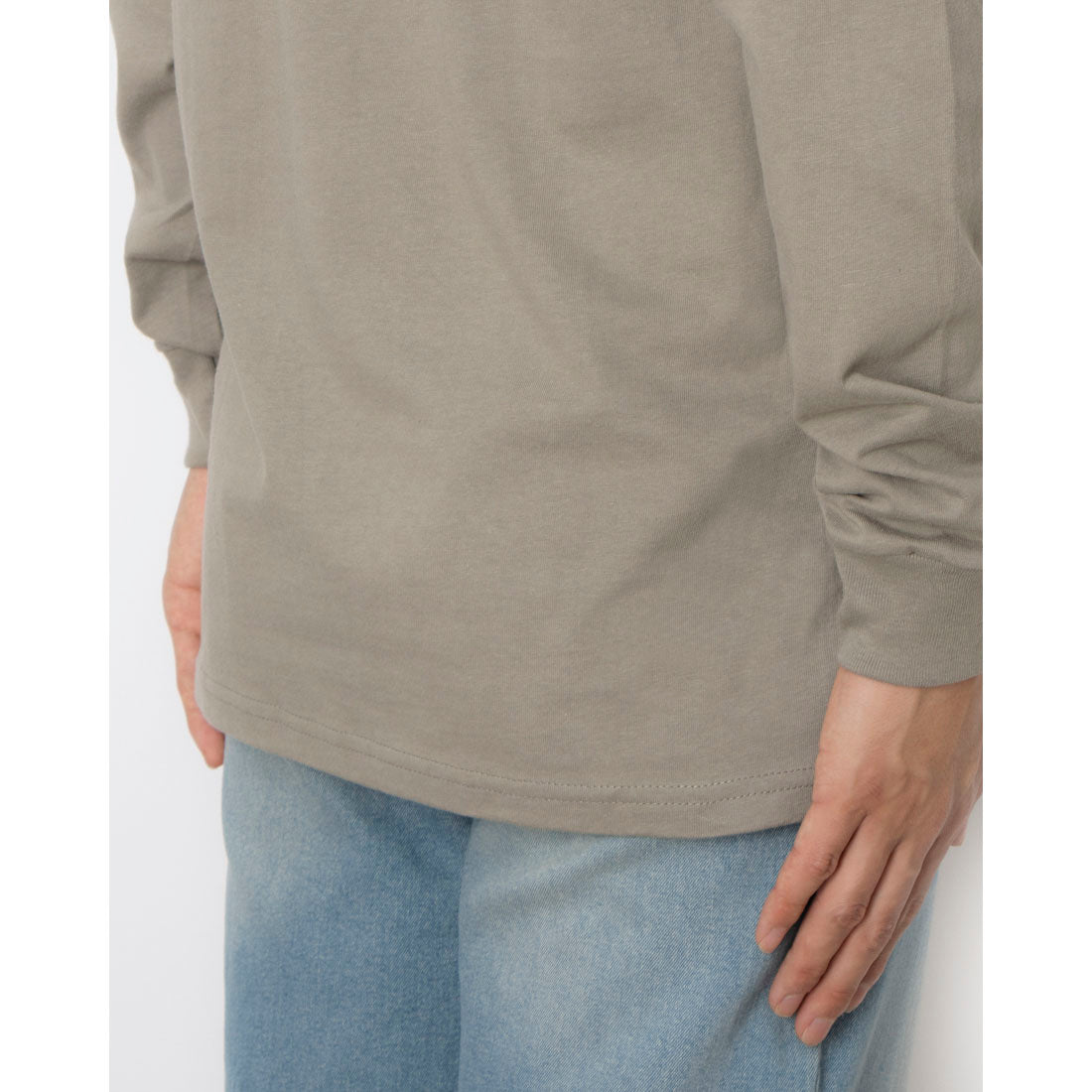 シュプリーム Supreme SUPREME シュプリーム  L/STEE - ロングスリーブTシャツ-2【MADEINUSA】 （STONE） STONE