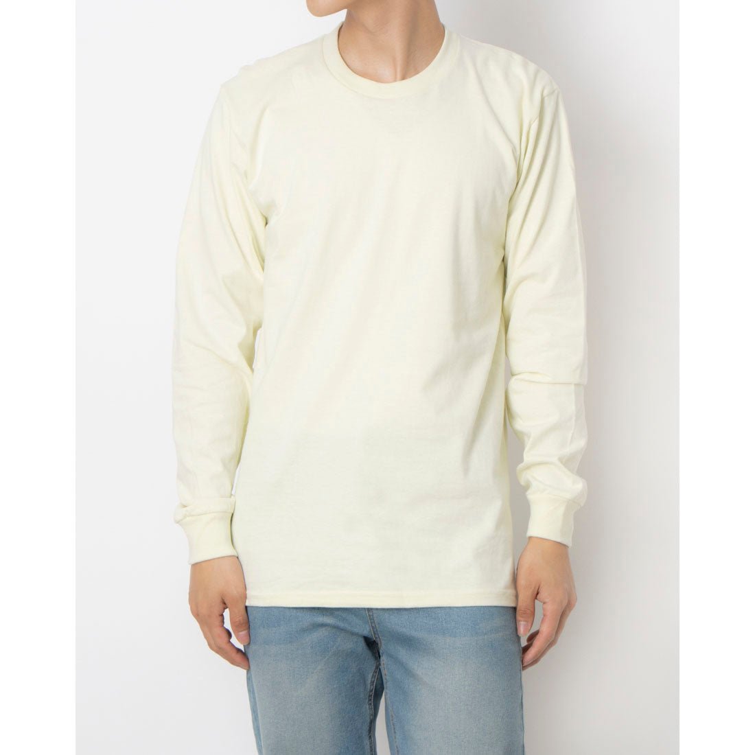 シュプリーム Supreme SUPREME シュプリーム  L/STEE - ロングスリーブTシャツ-2【MADEINUSA】 （PALEYELLOW） PALEYELLOW