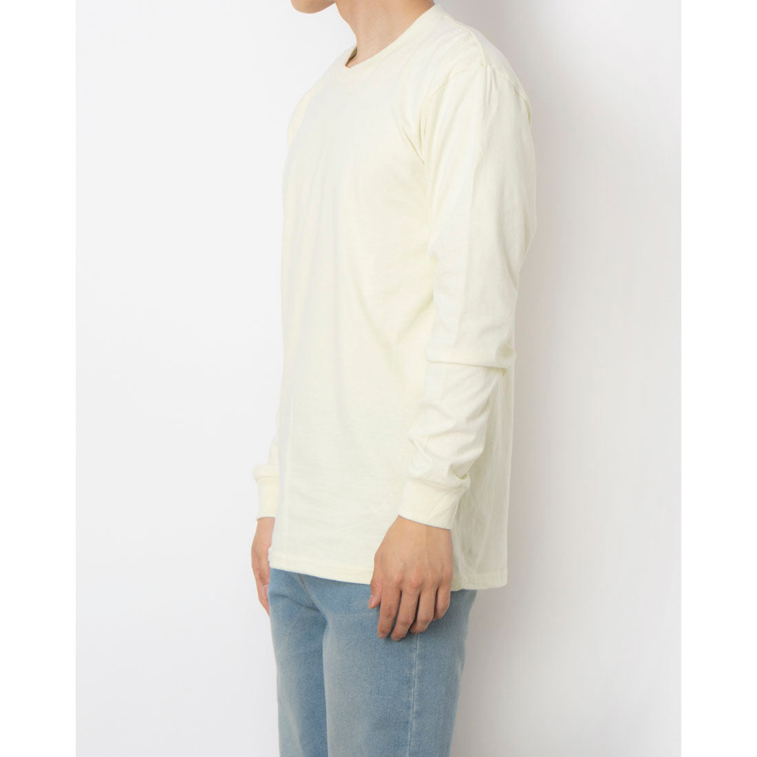 シュプリーム Supreme SUPREME シュプリーム  L/STEE - ロングスリーブTシャツ-2【MADEINUSA】 （PALEYELLOW） PALEYELLOW