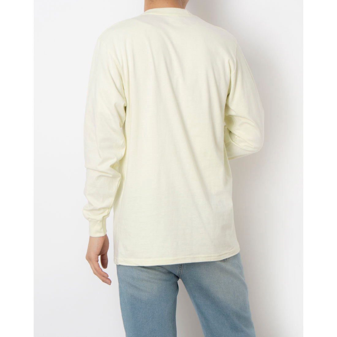 シュプリーム Supreme SUPREME シュプリーム  L/STEE - ロングスリーブTシャツ-2【MADEINUSA】 （PALEYELLOW） PALEYELLOW