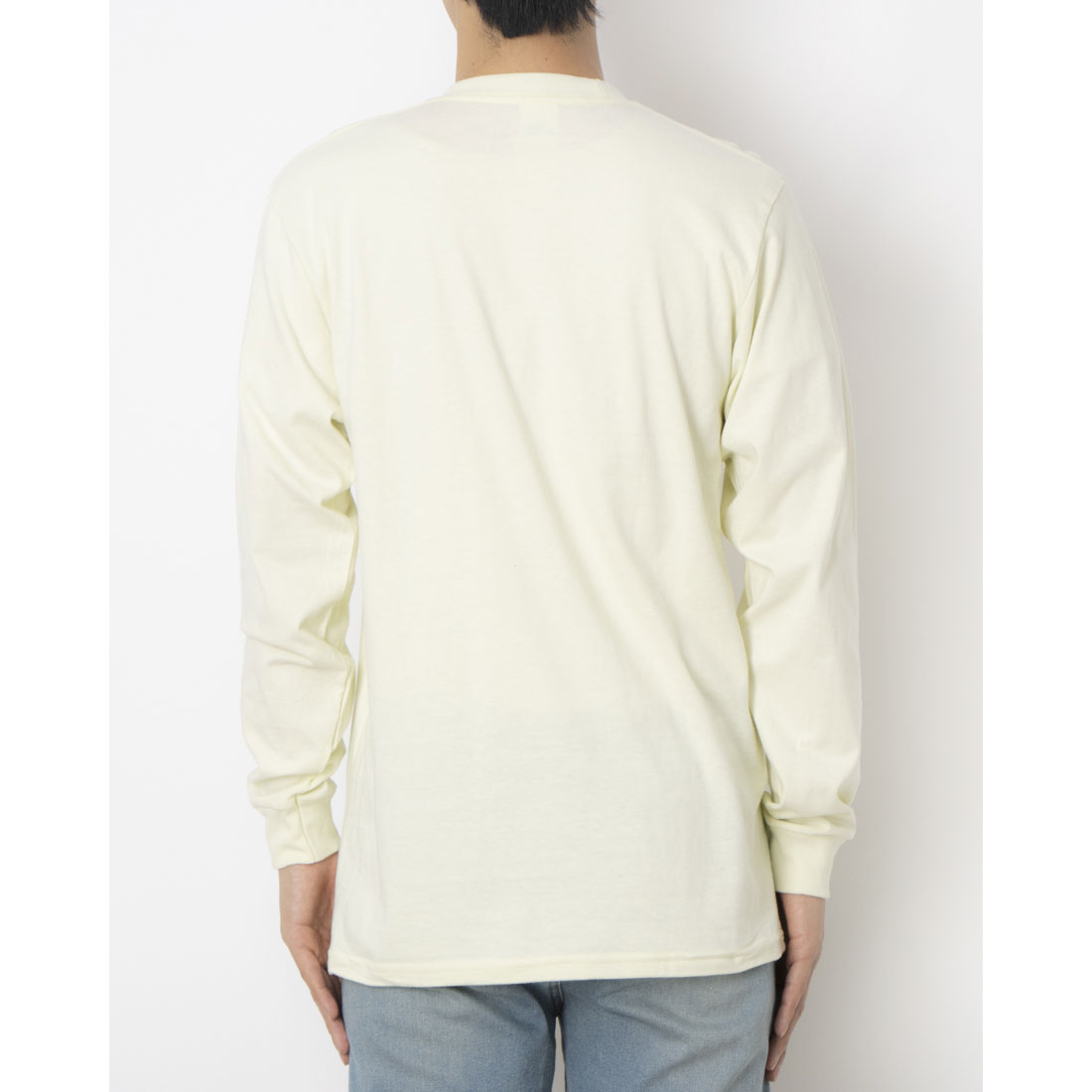 シュプリーム Supreme SUPREME シュプリーム  L/STEE - ロングスリーブTシャツ-2【MADEINUSA】 （PALEYELLOW） PALEYELLOW