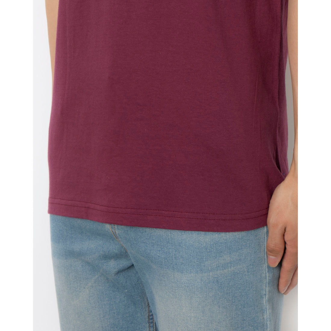 シュプリーム Supreme SUPREME シュプリーム - Tシャツ【BLANK S/S TEE BURGUNDY SUP-ST01】 （BURGUNDY） BURGUNDY