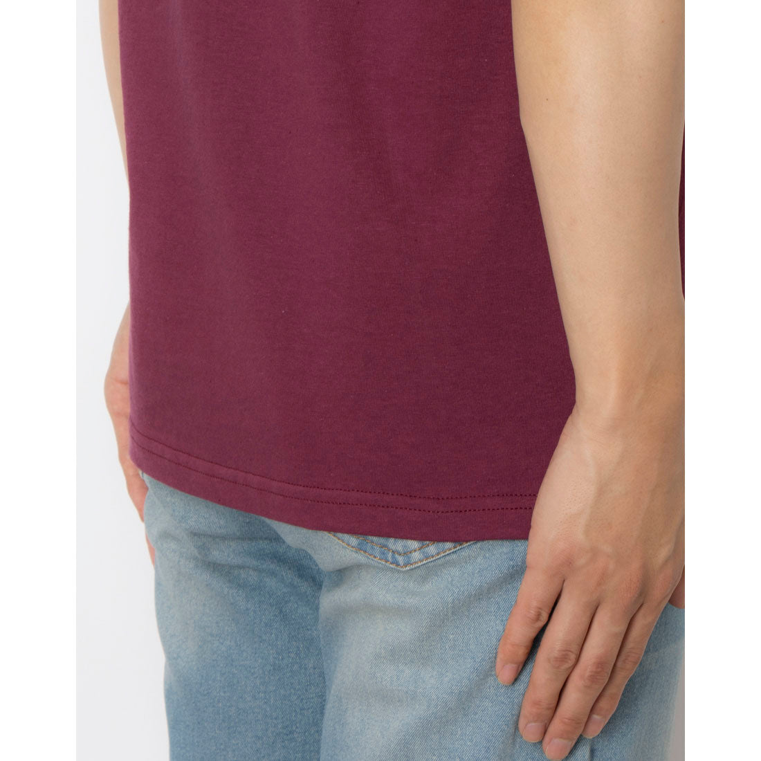 シュプリーム Supreme SUPREME シュプリーム - Tシャツ【BLANK S/S TEE BURGUNDY SUP-ST01】 （BURGUNDY） BURGUNDY