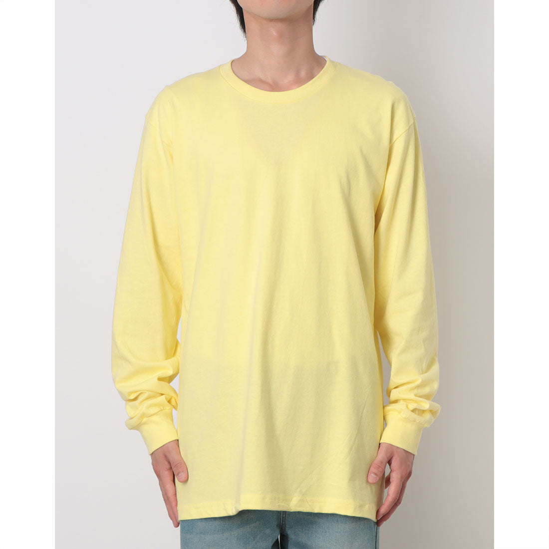 シュプリーム Supreme SUPREME シュプリーム  L/STEE - ロングスリーブTシャツ-2【MADEINUSA】 （LEMON） LEMON