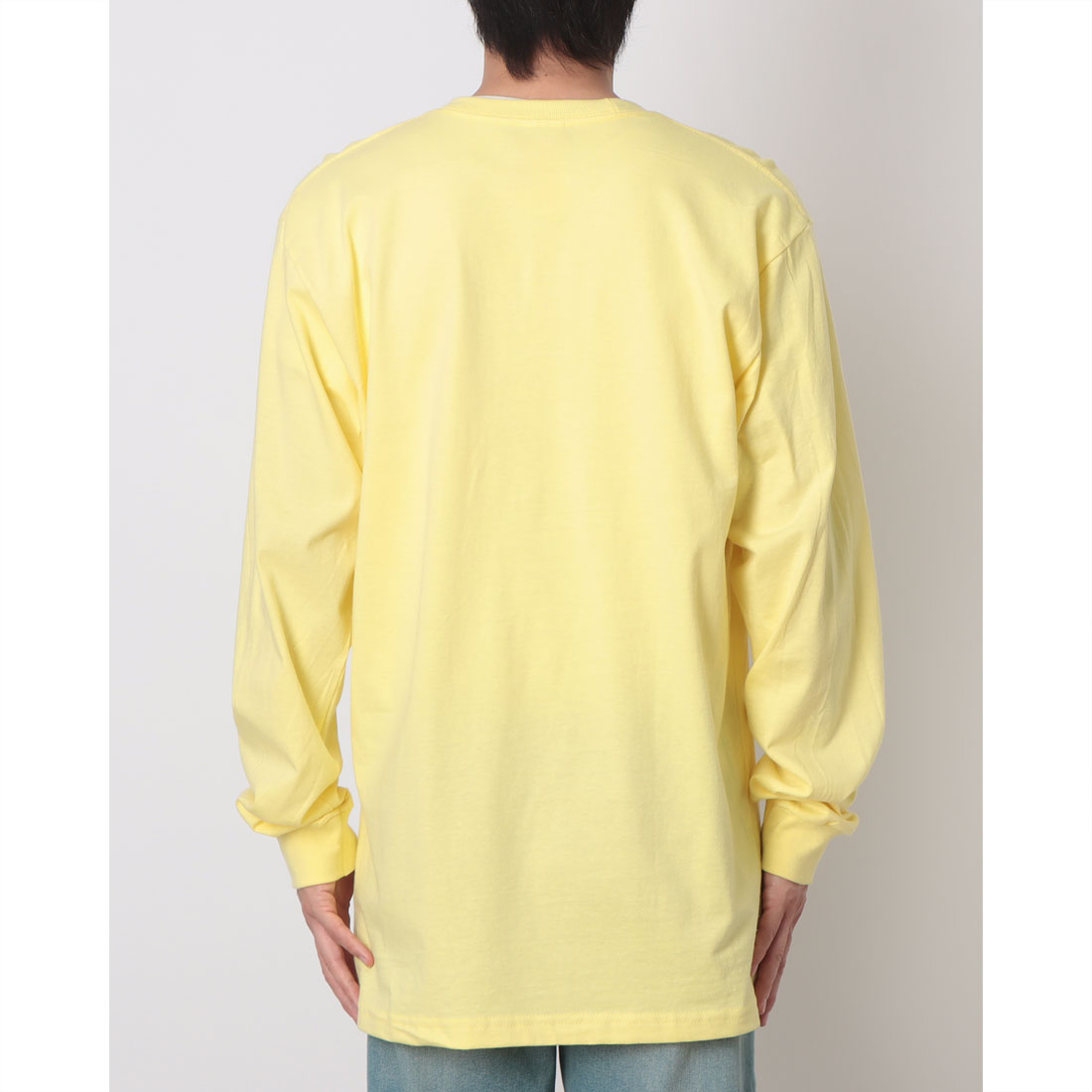シュプリーム Supreme SUPREME シュプリーム  L/STEE - ロングスリーブTシャツ-2【MADEINUSA】 （LEMON） LEMON