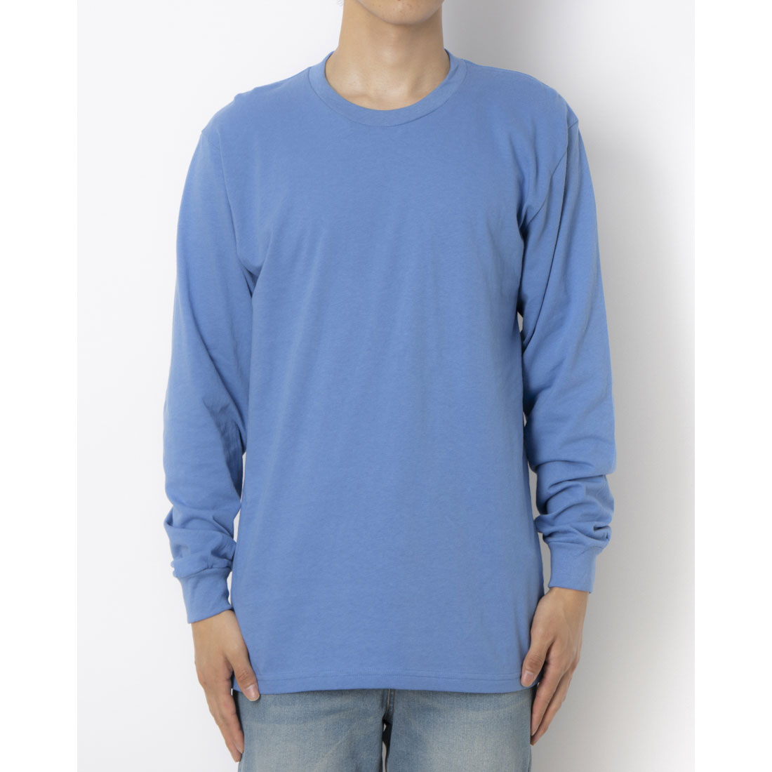 シュプリーム Supreme SUPREME シュプリーム  L/STEE - ロングスリーブTシャツ-2【MADEINUSA】 （DUSTYLIGHTBLUE） DUSTYLIGHTBLUE