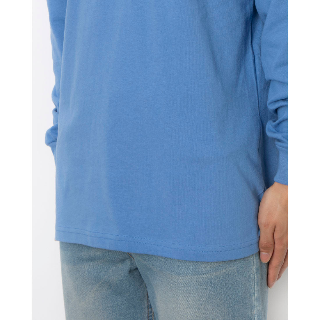 シュプリーム Supreme SUPREME シュプリーム  L/STEE - ロングスリーブTシャツ-2【MADEINUSA】 （DUSTYLIGHTBLUE） DUSTYLIGHTBLUE