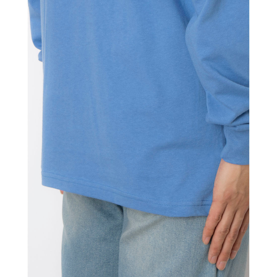 シュプリーム Supreme SUPREME シュプリーム  L/STEE - ロングスリーブTシャツ-2【MADEINUSA】 （DUSTYLIGHTBLUE） DUSTYLIGHTBLUE
