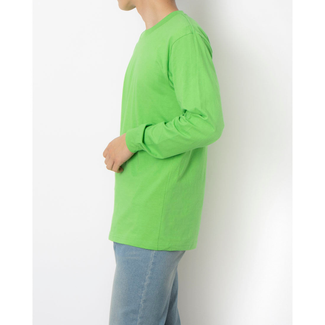 シュプリーム Supreme SUPREME シュプリーム  L/STEE - ロングスリーブTシャツ-2【MADEINUSA】 （LIME） LIME