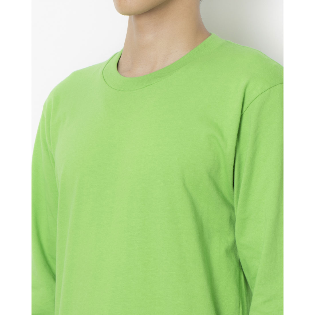 シュプリーム Supreme SUPREME シュプリーム  L/STEE - ロングスリーブTシャツ-2【MADEINUSA】 （LIME） LIME