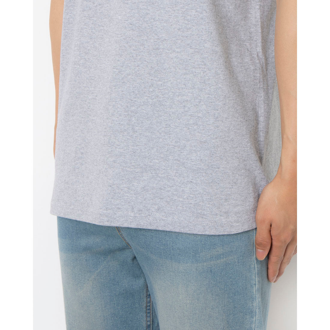 シュプリーム Supreme SUPREME シュプリーム - Tシャツ【BLANK S/S TEE HEATHER GLAY SUP-ST01】 （HEATHER GLAY） HEATHER GLAY