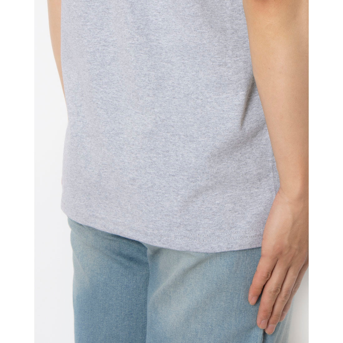シュプリーム Supreme SUPREME シュプリーム - Tシャツ【BLANK S/S TEE HEATHER GLAY SUP-ST01】 （HEATHER GLAY） HEATHER GLAY
