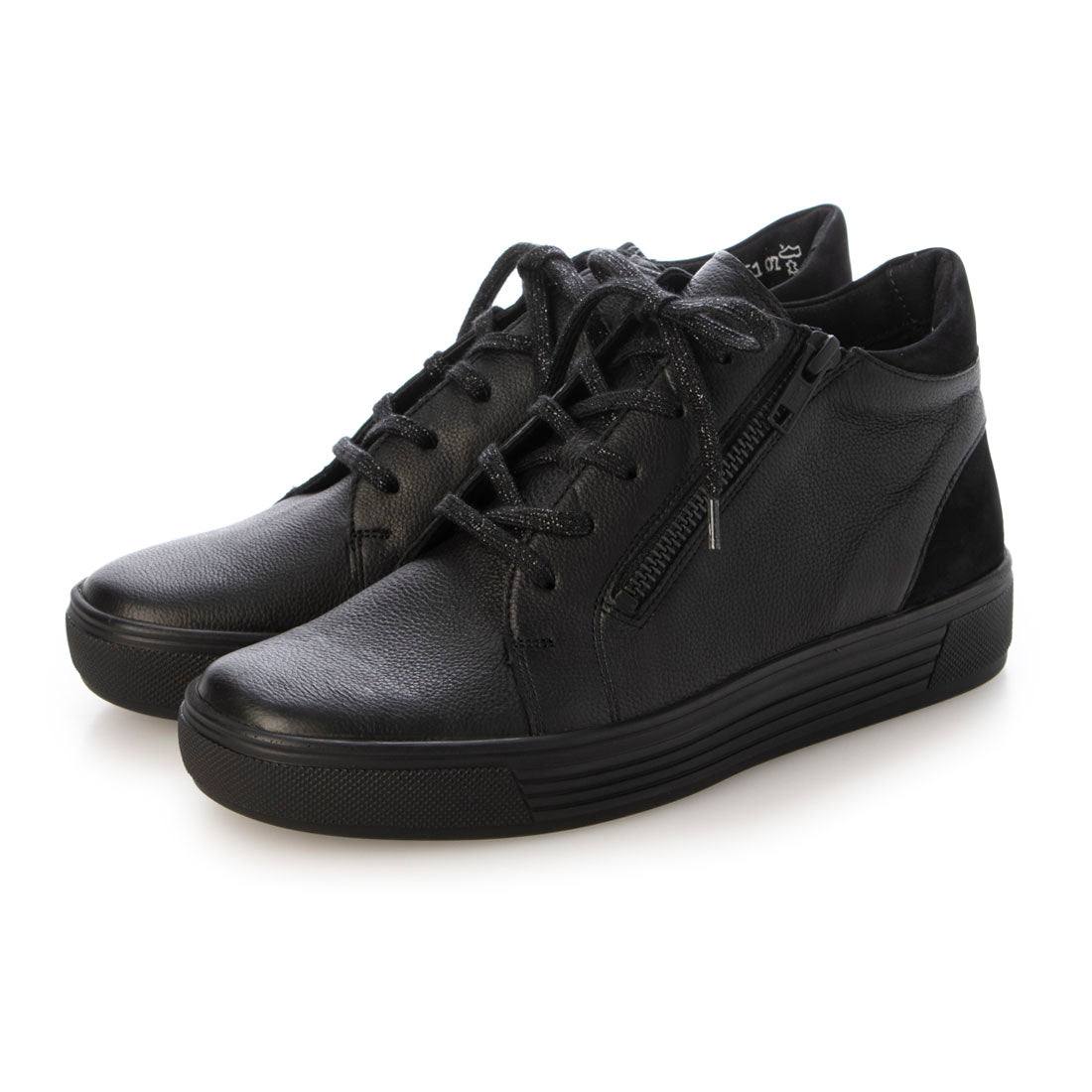 ゾリドス Solidus Solidus ミッドカットスニーカー Hazel Stiefel （SCHWARZ） SCHWARZ