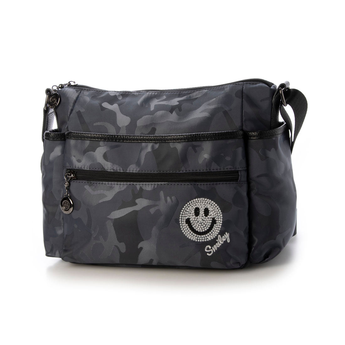 スマイリーフェイス SMILEY FACE ショルダーバッグ （カモフラージュネイビー） カモフラージュネイビー