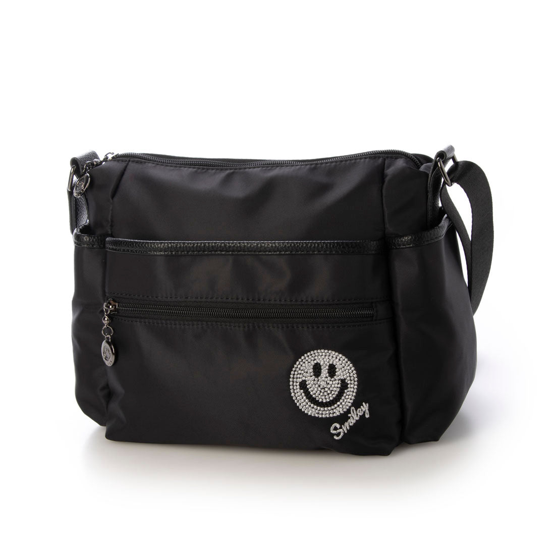 スマイリーフェイス SMILEY FACE ショルダーバッグ （ブラック） ブラック