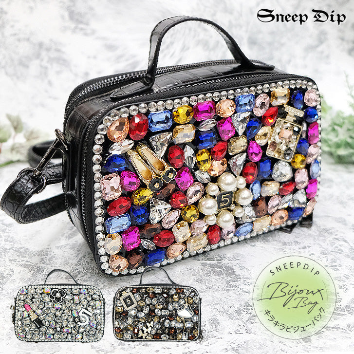 スニープディップ SneepDip 【7047】キラキラビジューころんバッグ （SHOES（シューズ）） SHOES（シューズ）